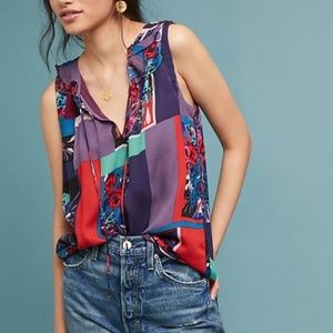 Anthropologie "Maeve" Anderson Sleeveless Top